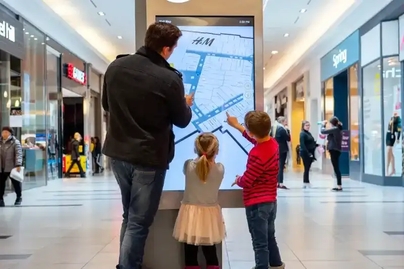 Digital Signage family interaction