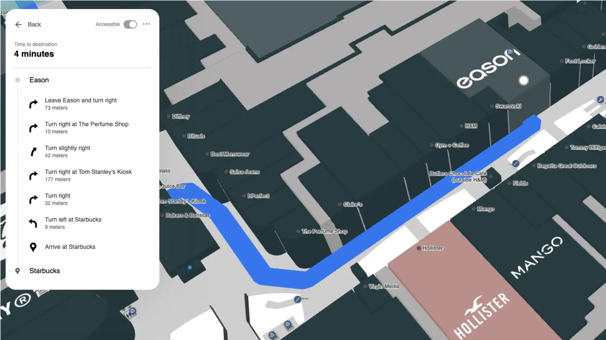 Blanchardstown Centre mall map directions