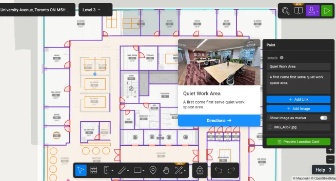 Mappedin pay as you go example