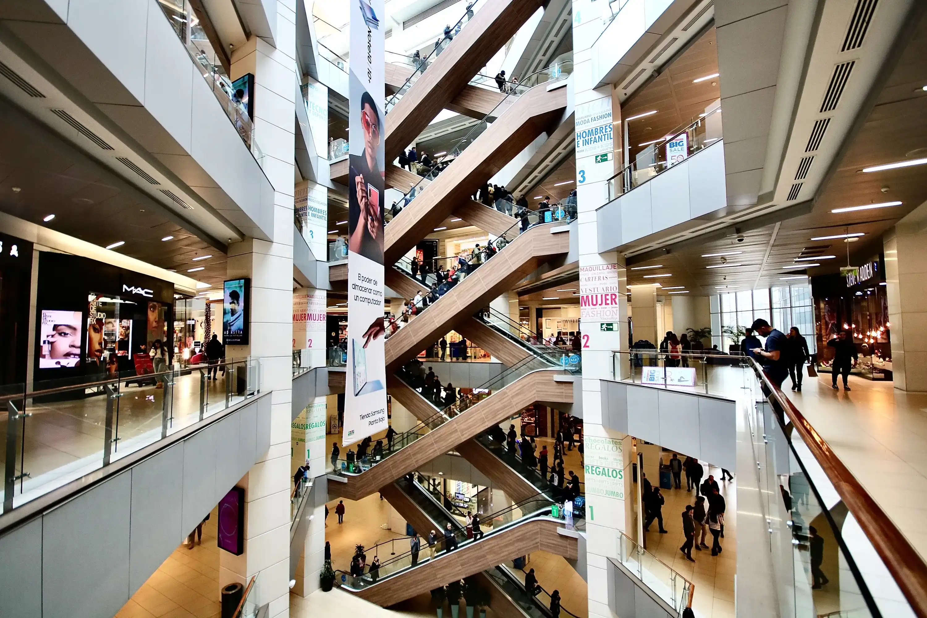 Shopping mall interior