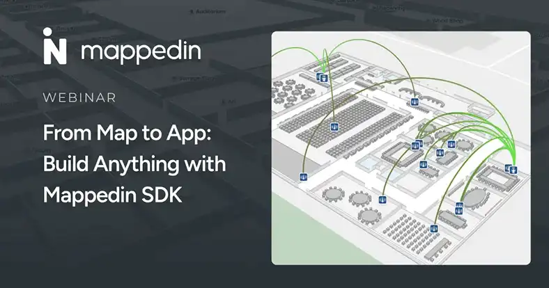 From map to app: Build anything with Mappedin SDK tile card