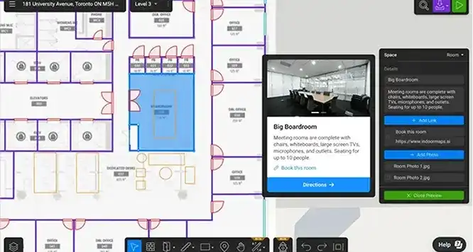 workplaces office map example