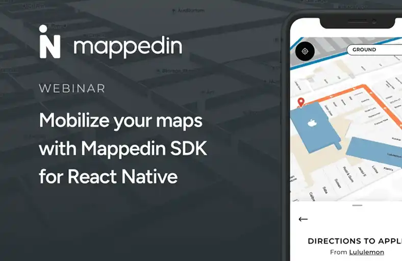 Mobilize your maps with Mappedin SDK for React Native Title Card