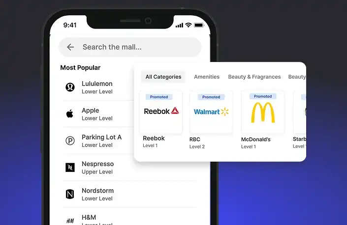 Make top shops easy to find example