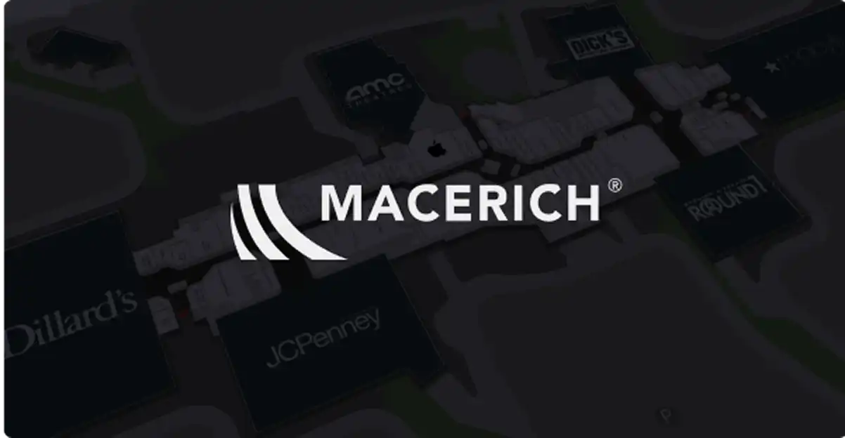 Marerich logo and map