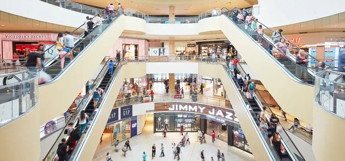 Shopping mall interior