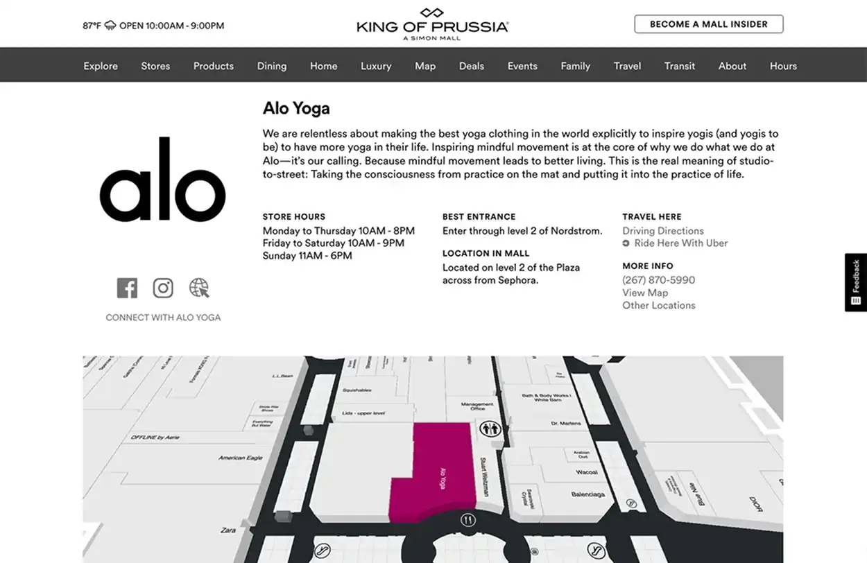 Mini maps, major impact example