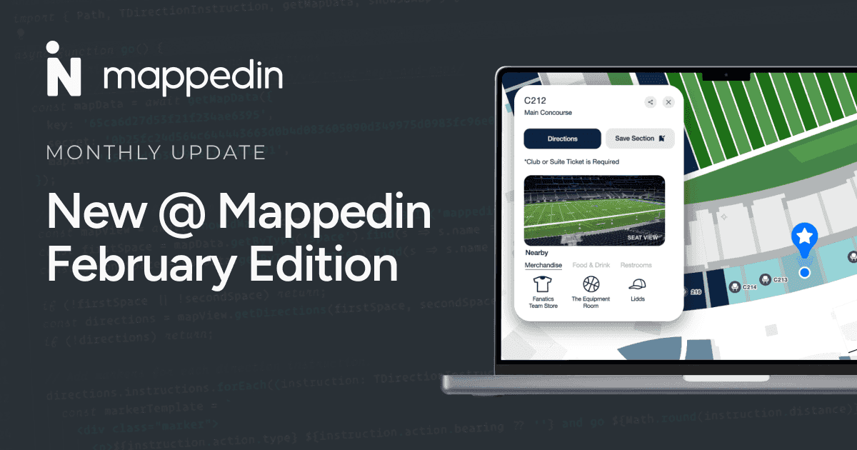 Mappedin monthly update - February Edition