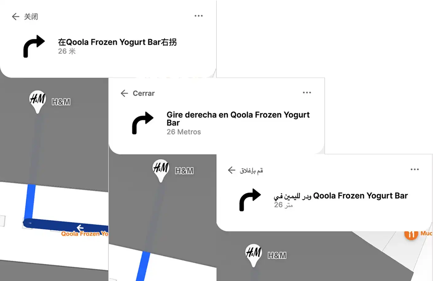 Mappedin Mall Languages Example