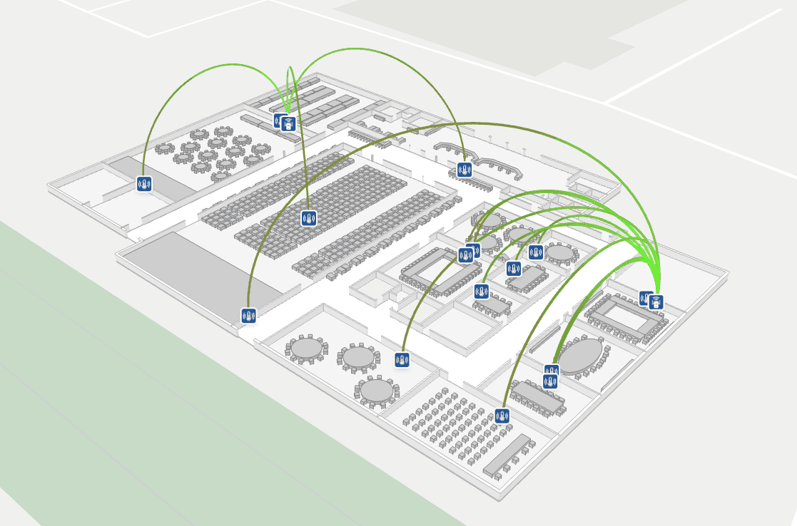 building sensors showcase map