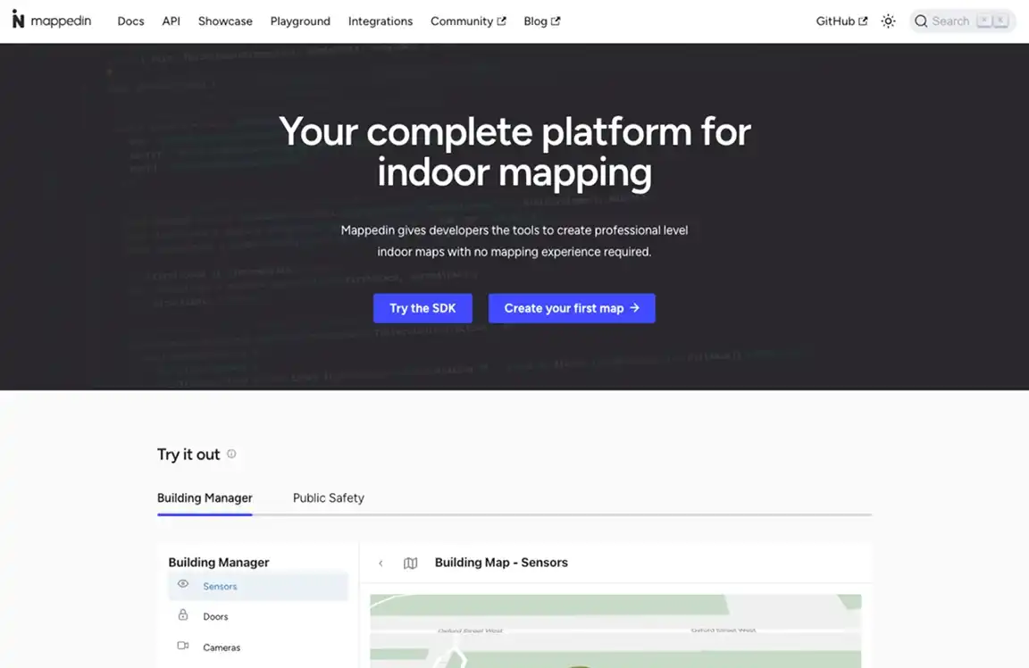 Developer portal example