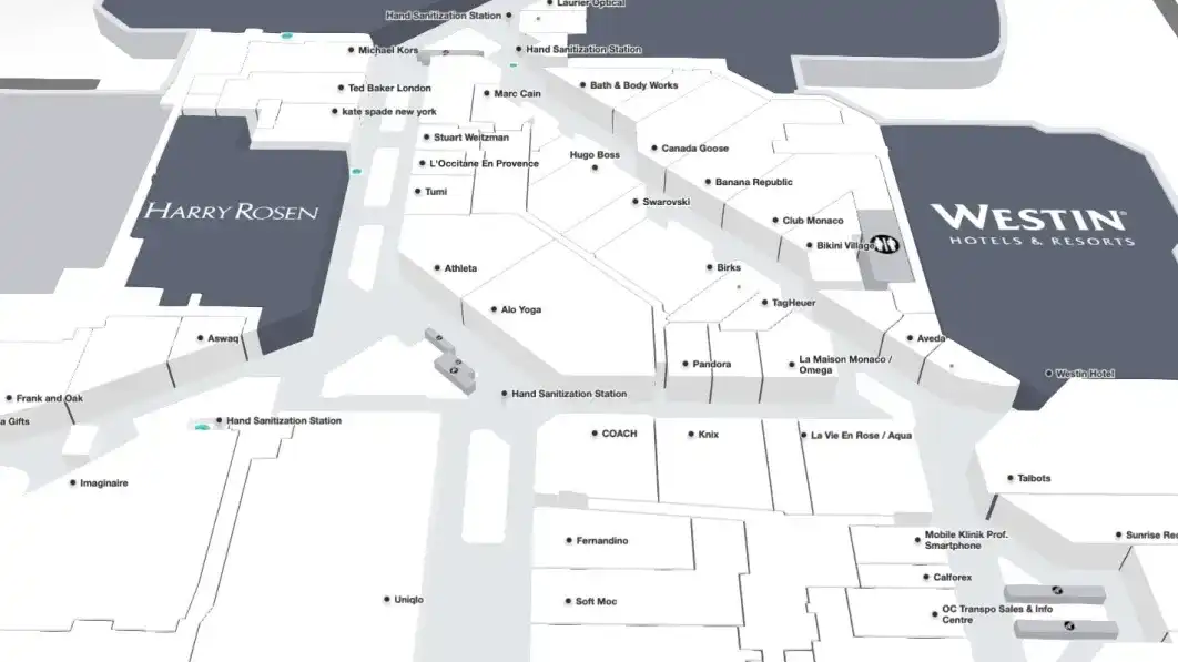 Cadillac Fairview mall map